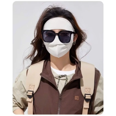 Khẩu Trang Chống Nắng Full Mặt UV UPPER YOU Chất Lụa Băng Mịn Thoáng Khí 25.999₫