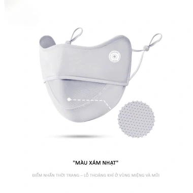 Khẩu Trang Chống Nắng Nữ Cocoon You UPF50+ Lưới Thoáng, Mềm Mịn, Che Kín Đến Mắt - 34.300đ 8 Khẩu Trang Chống Nắng Nữ Cocoon You UPF50+ Lưới Thoáng, Mềm Mịn, Che Kín Đến Mắt - 34.300đ 8