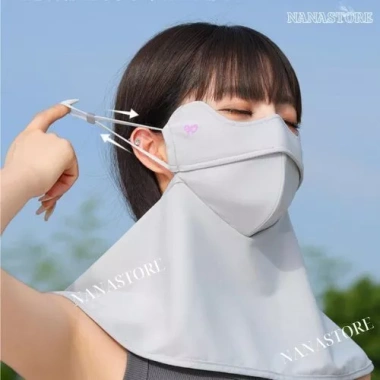 Khẩu Trang Chống Nắng UV + Khăn Che Cổ Vai Gáy Nam Nữ Phụ Kiện - Bảo Vệ Toàn Diện 4