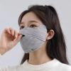 Khẩu trang chống nắng vải 3D 3 lớp thoáng khí, giặt lại dễ, unisex Chichitu 8
