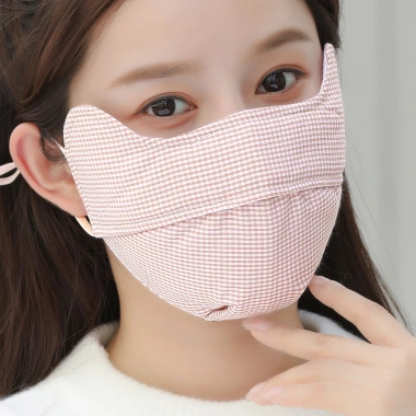 Khẩu trang chống nắng vải 3D 3 lớp thoáng khí, giặt lại dễ, unisex Chichitu
