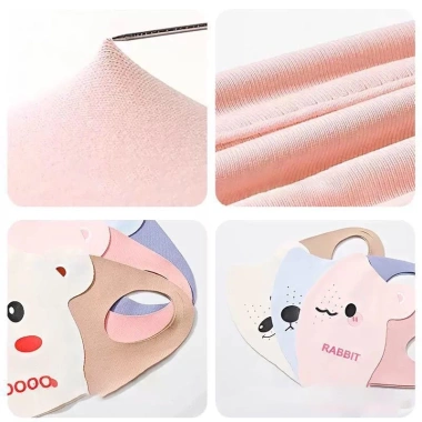 Khẩu trang chống tia UV cho bé 2-10 tuổi - Động vật ngộ nghĩnh, lỗ thoáng khí, bảo vệ da