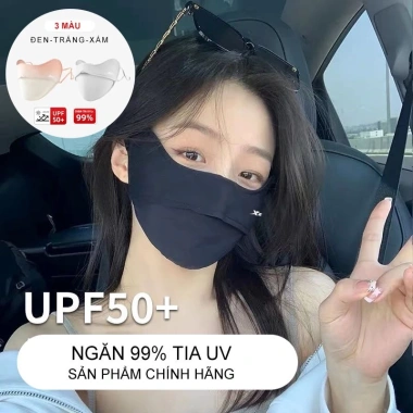 Khẩu trang chống UV cao cấp UPF 50+ thiết kế mới 2.024 – Giá 30.200₫
