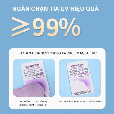 Khẩu trang chống UV cao cấp UPF 50+ thiết kế mới 2.024 – Giá 30.200₫