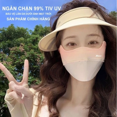 Khẩu trang chống UV cao cấp UPF 50+ thiết kế mới 2.024 – Giá 30.200₫
