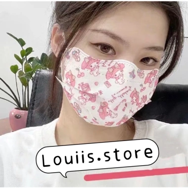Khẩu trang con cua in hình dễ thương set 10 chiếc - Giá chỉ 16.999đ Louiis
