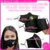 Khẩu trang cotton 3 lớp ĐEN thêu hoa, dây rút chỉnh size, bền đẹp, chống nắng bụi, tái sử dụng – 9.900₫ 8