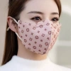 Khẩu Trang Cotton Thoáng Khí Chống Nắng Chống Bụi Điều Chỉnh Tái Sử Dụng Họa Tiết Hoa Thời Trang 2