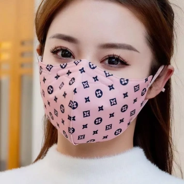 Khẩu Trang Cotton Thoáng Khí Chống Nắng Chống Bụi Điều Chỉnh Tái Sử Dụng Họa Tiết Hoa Thời Trang 9
