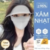 Khẩu trang full face kèm mũ vải chống nắng UPF50+ vải lụa thoáng khí - KT-M99 chỉ 42.400 VND 3