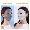 Khẩu Trang Fullface Gọng UPF100+ Chống UV Ninja 2 Lớp, Mát Lạnh, Che Kín Mặt - Giá 99.000₫ 2