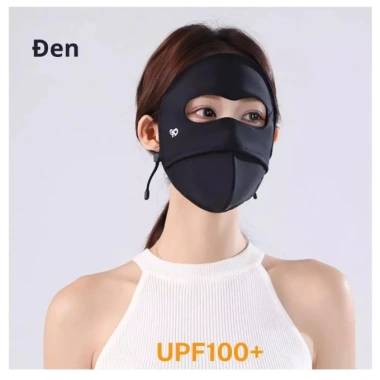 Khẩu Trang Fullface Gọng UPF100+ Chống UV Ninja 2 Lớp, Mát Lạnh, Che Kín Mặt - Giá 99.000₫