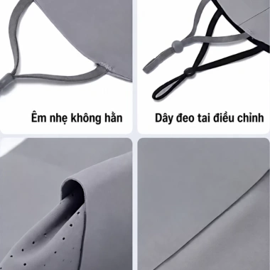 Khẩu trang fullface SINGMIN chống nắng, mịn mát, thoáng khí, điều chỉnh dây đeo, ngăn UV 99% 125k 3 Khẩu trang fullface SINGMIN chống nắng, mịn mát, thoáng khí, điều chỉnh dây đeo, ngăn UV 99% 125k 3