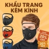 Khẩu Trang Kèm Kính Chống Bụi Van Thở Dễ Dàng, Tháo Rời, Lọc Bụi Mịn, Chống Giọt Bắn, Tái Sử Dụng - 22.999 VND
