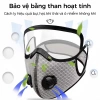 Khẩu trang kèm kính chống bụi, van thở, tháo rời, lọc bụi mịn, chống giọt 25.800 VND 8