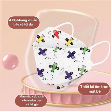 Khẩu trang KF94 4D cho bé AMI MASK kháng khuẩn, chống bụi mịn – 10.000₫