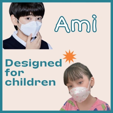 Khẩu trang KF94 4D cho bé AMI MASK kháng khuẩn, chống bụi mịn – 10.000₫