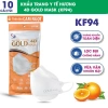 Khẩu trang KF94 Cam Ngọt 4D Gold Mask 10 chiếc - Mùi hường nhẹ, giá 23.999đ