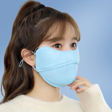 Khẩu trang kháng khuẩn cao cấp, chống bụi, UV, nút chỉnh dây, giá 13.993 VND 2