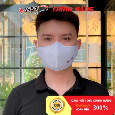 Khẩu Trang Kissy 3D Người Lớn Sợi Hoạt Tính Chống Bụi Mịn - Giá chỉ 59.000đ