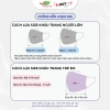 Khẩu Trang KISSY Chính Hãng 5D Người Lớn - Sợi Hoạt Tính, Chống Bụi Mịn, Đủ Size - Giá 64.350đ 8