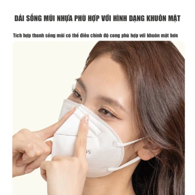 Khẩu Trang KN95 Beesurg Cao Cấp - Chống Bụi, Lọc Bụi Mịn, Giá 12.500 VND 3