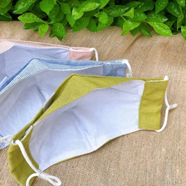 Khẩu trang M1 linen Munberry 3 lớp than hoạt tính, kháng khuẩn, UPF50+ chống nắng & nám - giá 45.000đ
