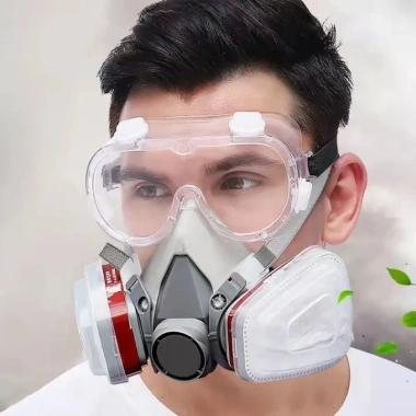 Khẩu trang mặt nạ phòng độc 6.200 chống PM2.5 bụi mịn khói cháy, giá 100.000 VND