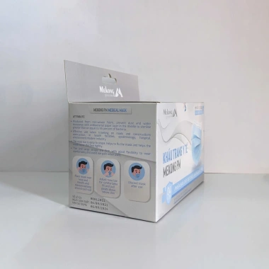 Khẩu Trang Mekong 2 Hộp 100 Chiếc Có Dây Đeo Mềm Không Gây Đau Tai - Chỉ 90.000₫ 4