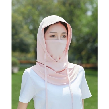 Khẩu Trang + Mũ Dây Rút Chống UV Guard P2.672 – Tiện Lợi, Bảo Vệ Nắng, Giá 57.488₫