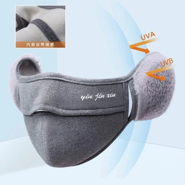 Khẩu Trang Mùa Đông Loại 1 Che Tai Giữ Ấm Nam Nữ Chống UV Kèm Bịt Tai 36.900 VND