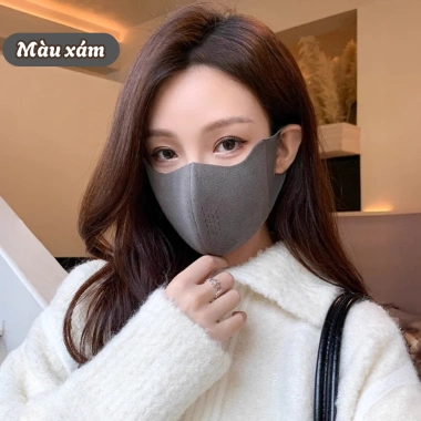 Khẩu Trang Mùa Đông Nữ Vải 3D Lót Lông Cừu PAMPER Giãn 4 Chiều Thoáng Khí Chống Bụi 48.000 8 Khẩu Trang Mùa Đông Nữ Vải 3D Lót Lông Cừu PAMPER Giãn 4 Chiều Thoáng Khí Chống Bụi 48.000 8