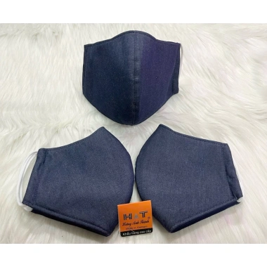 Khẩu trang mũi jean HAT nữ chống nắng, thoáng mát, giảm giá 22% chỉ 17.000₫