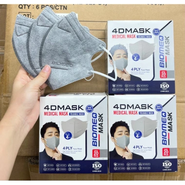Khẩu Trang N95 Biomeo 5 Lớp Lọc PM2.5 Siêu Mịn 95% - Hộp 30 Cái 25.000đ