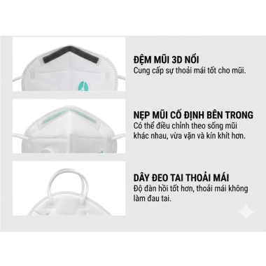 Khẩu trang N95 Powecom 1.866V chính hãng 5 lớp lọc, lọc PM2.5, khử mùi - 25.000₫ 5 Khẩu trang N95 Powecom 1.866V chính hãng 5 lớp lọc, lọc PM2.5, khử mùi - 25.000₫ 5