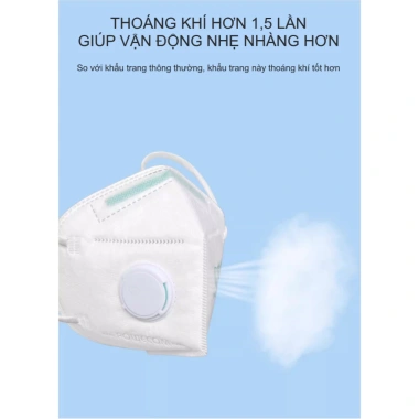 Khẩu trang N95 Powecom 1.866V chính hãng 5 lớp lọc, lọc PM2.5, khử mùi - 25.000₫