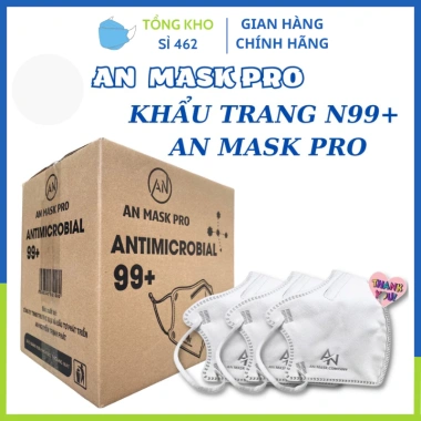 Khẩu Trang N99 5 lớp nano Loại bỏ 99% bụi mịn vi khuẩn chuẩn Hàn Quốc 15.000đ