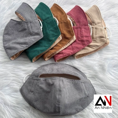 Khẩu trang Nạ chống nắng 3 lớp ninjia, nhung tăm thoáng khí, che kín mặt, 27.777đ 2