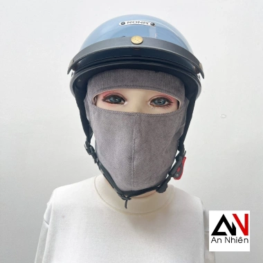 Khẩu trang Nạ chống nắng 3 lớp ninjia, nhung tăm thoáng khí, che kín mặt, 27.777đ 7