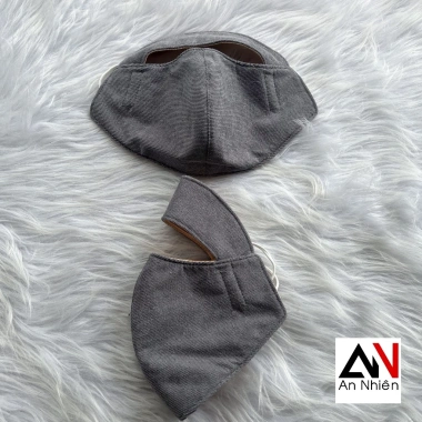 Khẩu trang Nạ chống nắng 3 lớp ninjia, nhung tăm thoáng khí, che kín mặt, 27.777đ 8