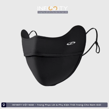 Khẩu Trang Nam Chống UV UPF 50+ Vải Thun Lạnh Quai Đeo Không Đau Tai Giá 55.000 VND 10