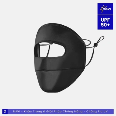 Khẩu Trang Nắng Toàn Mặt 360 Nam Giới Vải Thun UPF50+ Thoáng Không Đau Tai 25.000₫