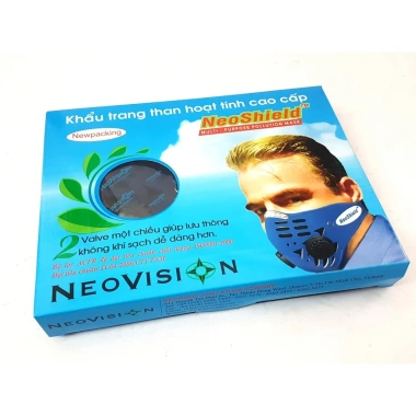 Khẩu trang Neoshield van thở, lọc bụi mịn và hoá chất - Giá ưu đãi 125.000 VND