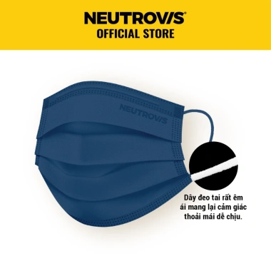 Khẩu Trang Neutrovis 4 lớp cao cấp - 30 chiếc, 5 màu, giảm giá 20% chỉ 75.000₫ 2