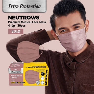 Khẩu Trang Neutrovis 4 lớp cao cấp - 30 chiếc, 5 màu, giảm giá 20% chỉ 75.000₫ 7