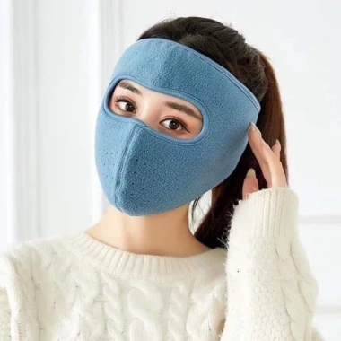 Khẩu trang ninja che cổ tai dán gáy vải nỉ chống nắng, chạy xe, nam nữ - Giá 25.150đ 7