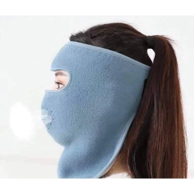 Khẩu trang ninja vải nỉ che kín mặt, chống nắng, chống bụi, nhiều màu nam & nữ
