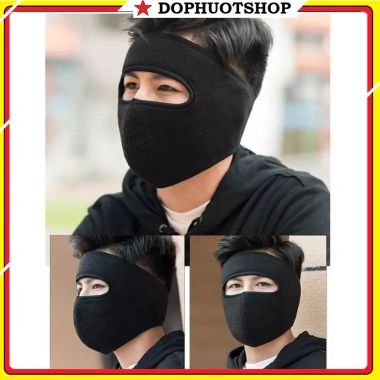 Khẩu Trang Ninja Vải Nỉ Che Kín Mặt, Chống Nắng, Dán Sau Gáy, Không Đau Tai - Giá 20.990đ