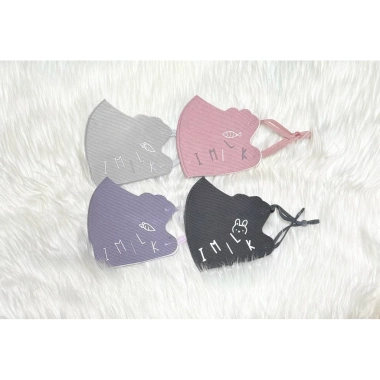 Khẩu trang nữ chống nắng 2 lớp vải su mẩu thêu hình - Giá chỉ 27.000đ