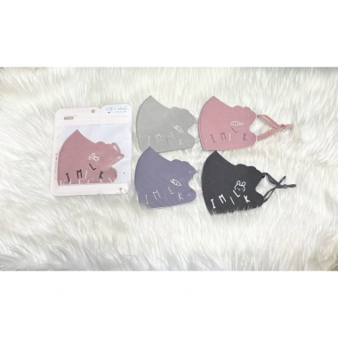 Khẩu trang nữ chống nắng 2 lớp vải su mẩu thêu hình - Giá chỉ 27.000đ
